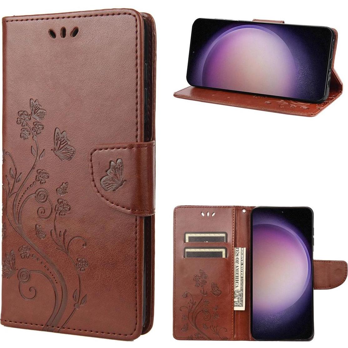 König Design Hülle Handy Schutz für Samsung Galaxy S23 Plus Ultra Case Cover Tasche Wallet (Samsung Galaxy S23+), Smartp...