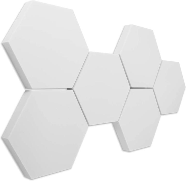 Immagine prodotto Platino24 6 Stück Hexagon Akustik-Elemente Schallabsorber (6 pz.)