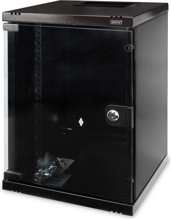 Produktbild Digitus Wandgehäuse 254 mm (10") - 312x300 mm (BxT) (9 HE, 10 Zoll Rack)