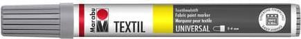 Actual product image Marabu Textile marker "Textil Painter", grey (Grey, Yellow, 4 mm, 1 x)