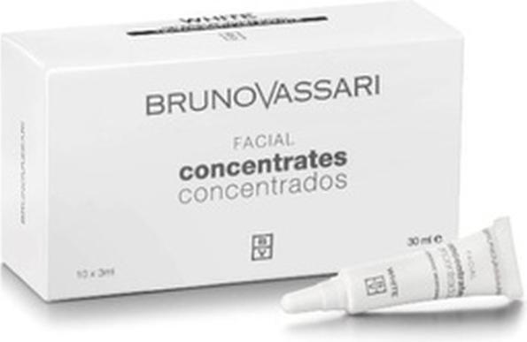 Actual product image Bruno Vassari White Whitening Concentrate For Face - Set Of 10 Pieces, 3 Ml Each (3 ml)