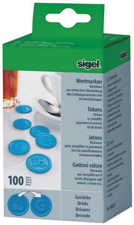 Actual product image Sigel Tokens Drinks