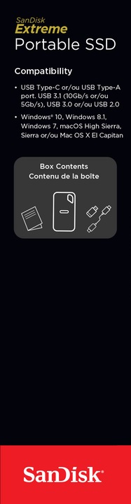 Actual product image SanDisk Extreme Portable V1 (2000 GB)