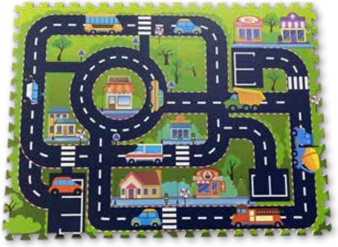 Produktbild Knorrtoys Strasse (30 x 30 cm)