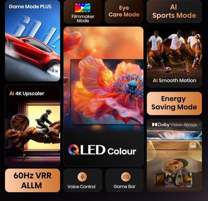 Produktbild Hisense TV 50E77Q (50", QLED, UHD, 2025)