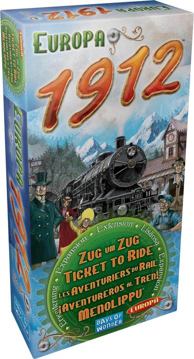 Produktbild Asmodée Zug um Zug Europa 1912 (Deutsch, Englisch, Französisch, 2 - 5 Spieler)