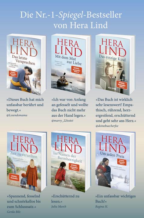 Produktbild Das letzte Versprechen + Das einzige Kind (Deutsch, Hera Lind, 2025)
