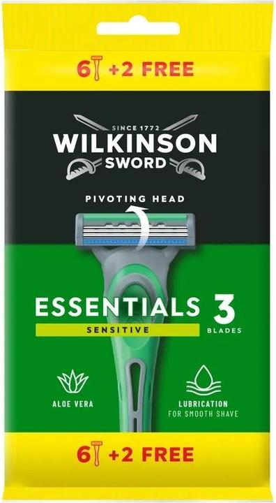 Actual product image Wilkinson Essentials 3 Sensitive Disposable Blades