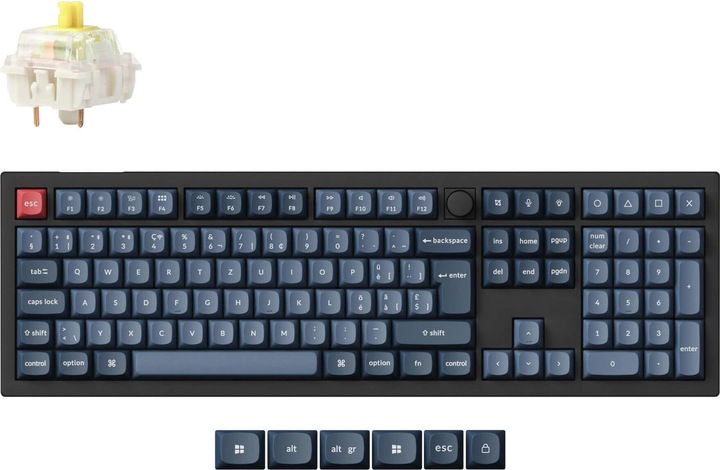 Actual product image Keychron V6 Max (CH, Wireless, Cable)
