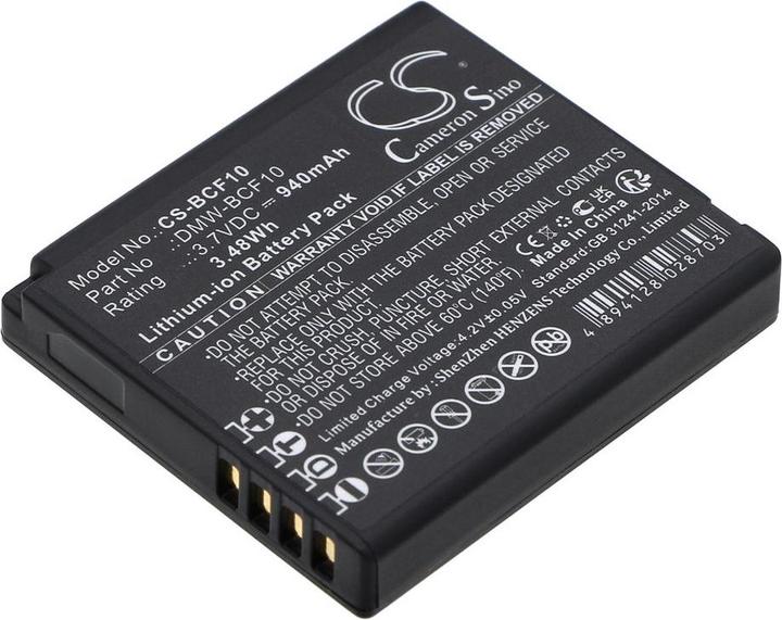 Produktbild CS Cameron Sino Battery for DMW-BCF10(E) replacement battery (Kamera Akku)