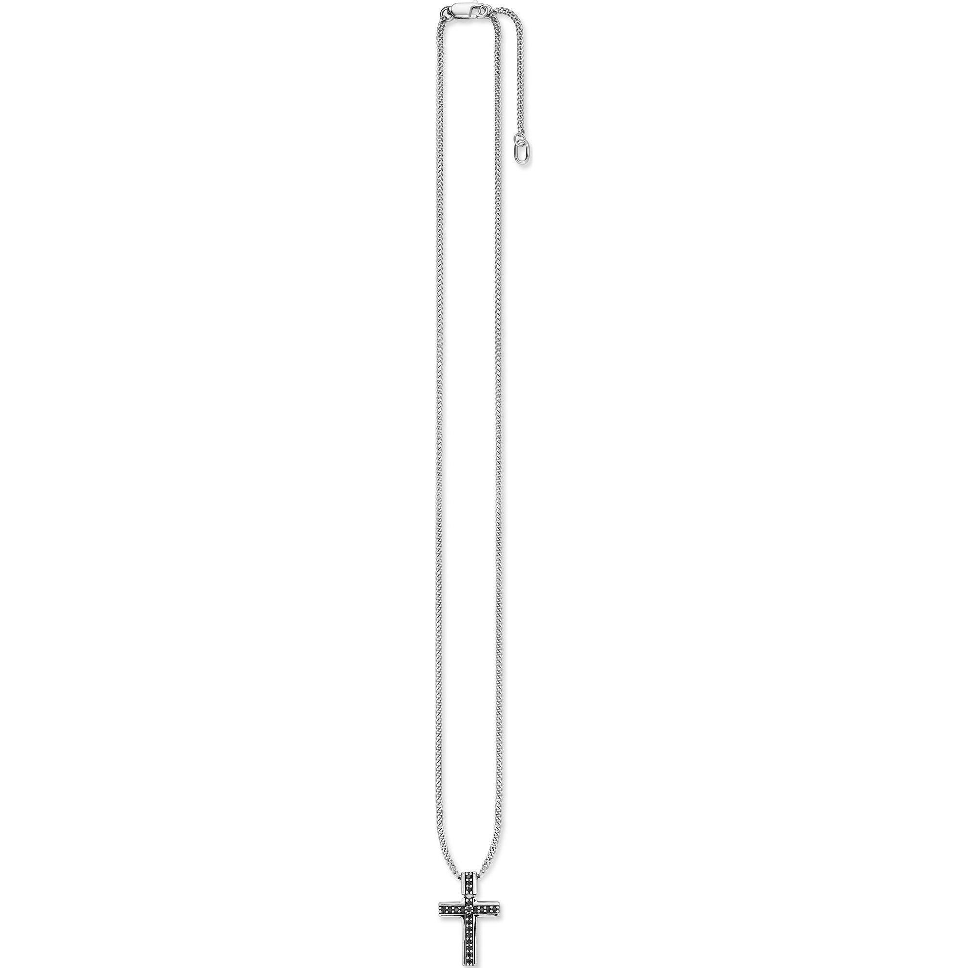 Thumbnail - Caï, Halsschmuck, Kette, (925er Silber rhodiniert, 55 cm)