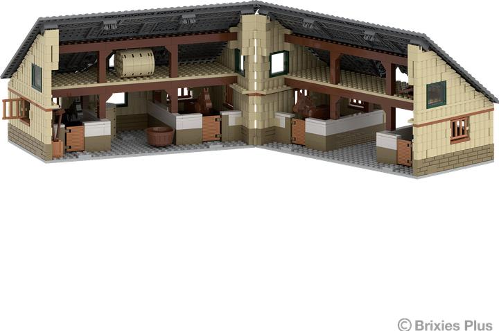 Image du produit Brixies Bausteinsatz Plus Scheune mehrfarbig