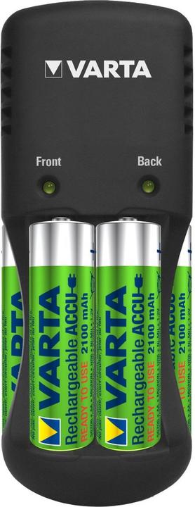 Image du produit Varta Chargeur de poche incl. 4x AA 2100mAh (4 pcs, AA, 2100 mAh, Piles rechargeables + chargeur)