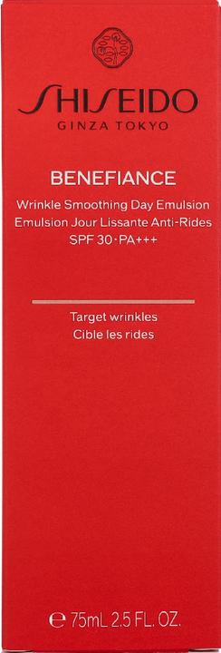 Actual product image Shiseido Benefiance Wrinkle Smoothing Day Emulsion (75 ml)