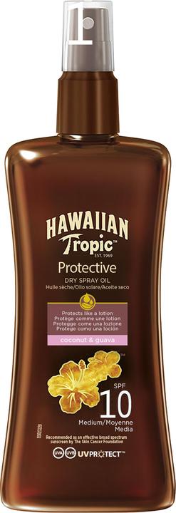 Image du produit Hawaiian Tropic Protection (Huile solaire, Jusqu'à SPF 10, 200 ml, 216 g)