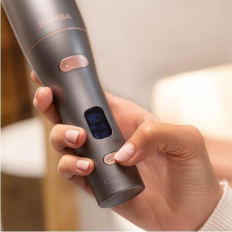 Actual product image Cecotec Bamba SurfCare 850 Magic Waves Vision Curling Iron with Digital Motor, Ceramic Coating, Adjustable T