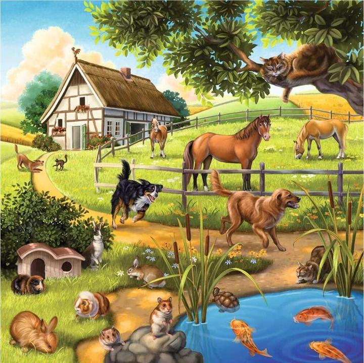 Immagine prodotto Ravensburger Foresta / Zoo / Animale domestico (49 pezzi)