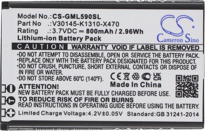 Produktbild AccuCell Akku Gigaset GL590, V30145-K1310-X470