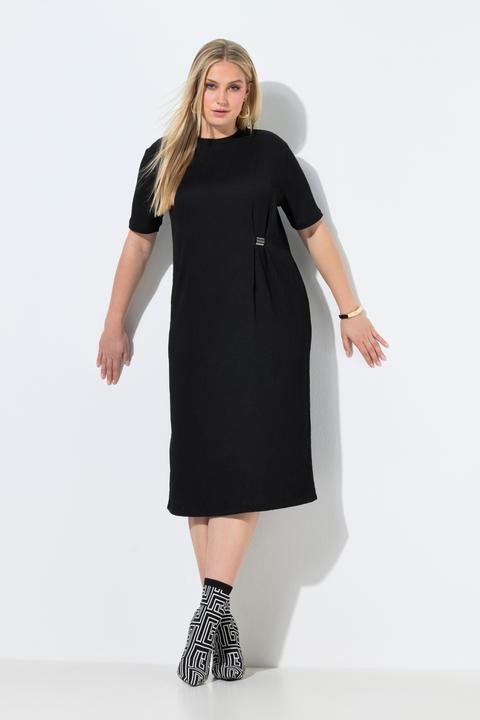 Produktbild Ulla Popken Midikleid, Struktur, Rundhals, Oversized, Halbarm (62)