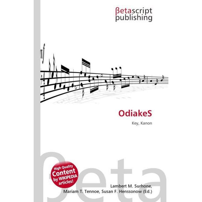 Thumbnail - OdiakeS, Fachbücher von Lambert M. Surhone, Mariam T. Tennoe, Susan F. Henssonow