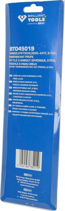 Actual product image Brilliant Tools Hexagon Key Set