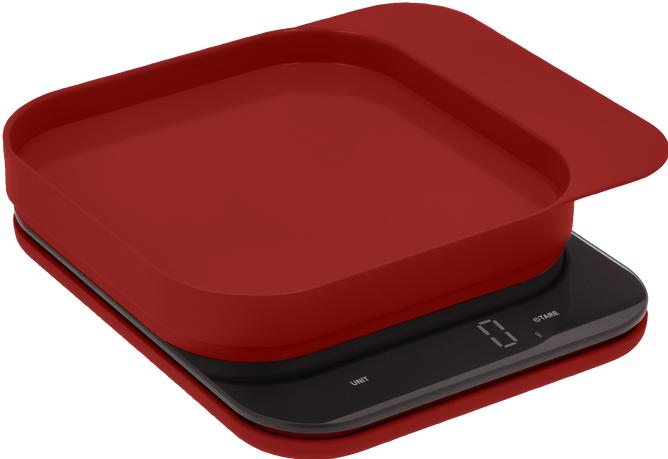Actual product image Rosti Kitchen Scale Mensura Red