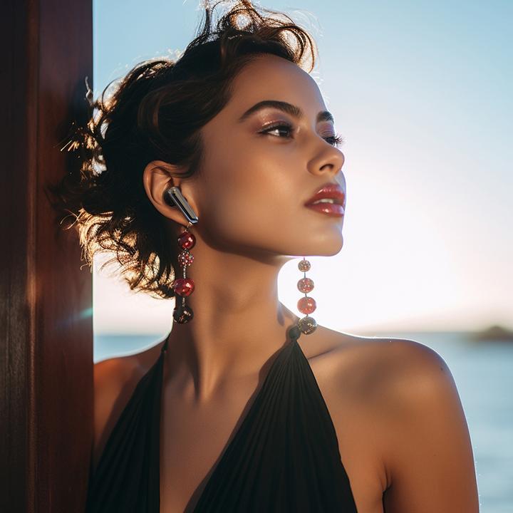 Produktbild Dudao U21 TWS ANC ENC Bluetooth-Kopfhörer, kabellos, Schwarz (Aktive Geräuschunterdrückung, 20 h, Kabellos)