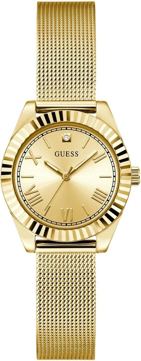 Produktbild Guess - Ladies Gold Tone Analog Watch with diamond GW0842L2