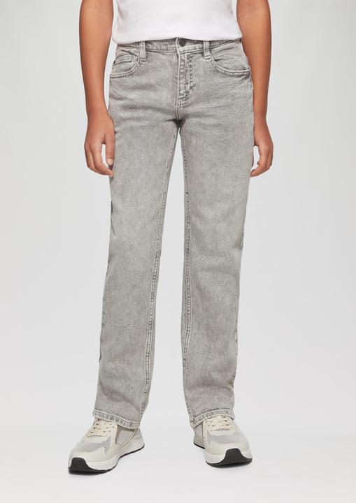 Produktbild S.Oliver Jeans-Hose Jeans Pete / Mid Rise / Straight Leg / verstellbarer Bund / Waschung (176)