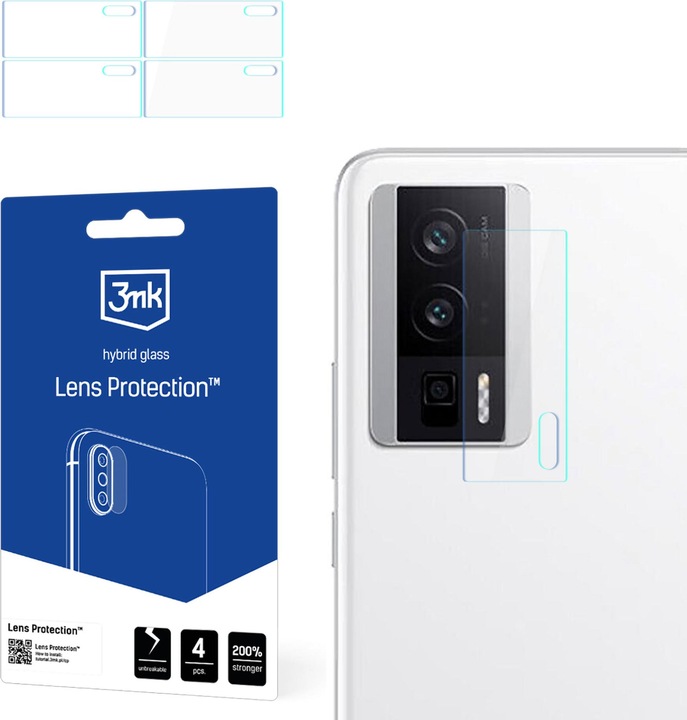 Produktbild 3MK Lens Protect Redmi K60 / K60 Pro Ochrona na obiektyw aparatu 4szt (4 Stück, Xiaomi Redmi K60 Ultra)