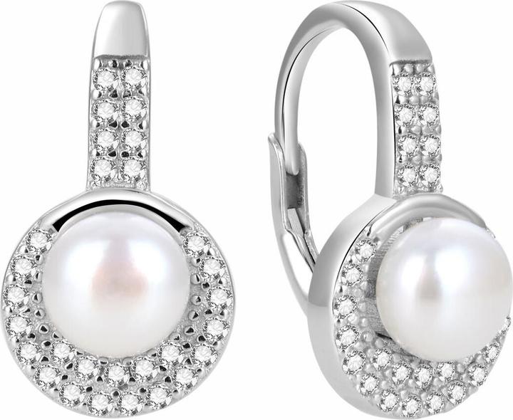 Immagine prodotto Beneto Orecchini in argento con perle vere AGUC2152PL (L)