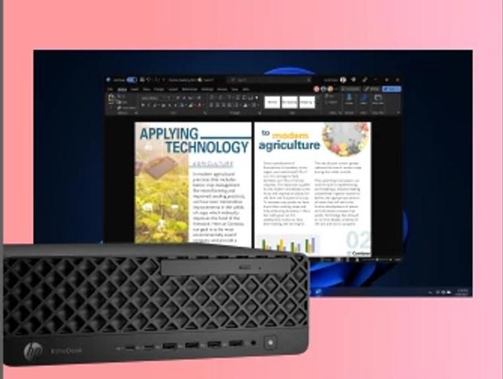 Produktbild HP ELITEDESK 8 SFF G1I U9-285 (4 GB, SSD, 125 GB)