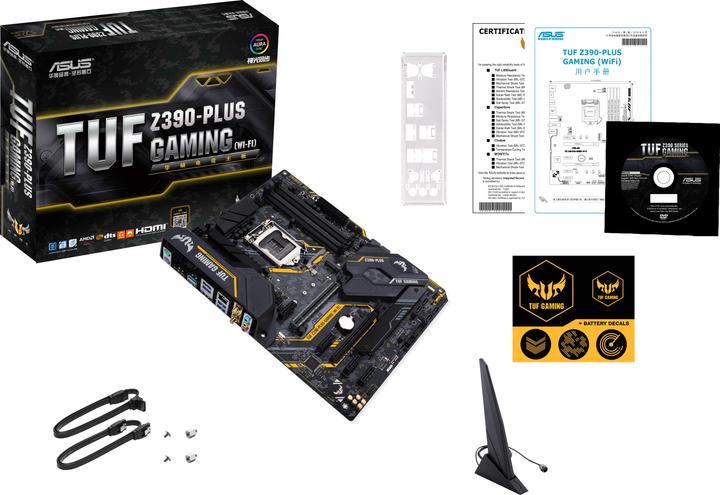 Produktbild ASUS TUF Z390-Plus Gaming (LGA 1151, Intel Z390, ATX)