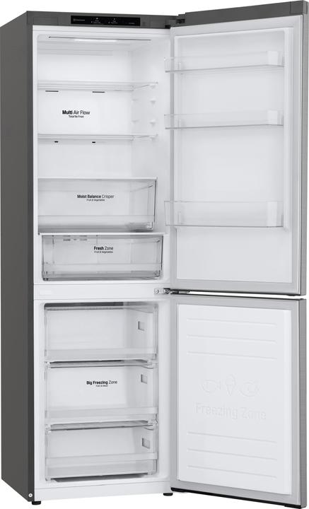 Immagine prodotto LG GBB61PZJMN Frigorifero combinato, Classe E, 341L, No frost, Inox (341 l)