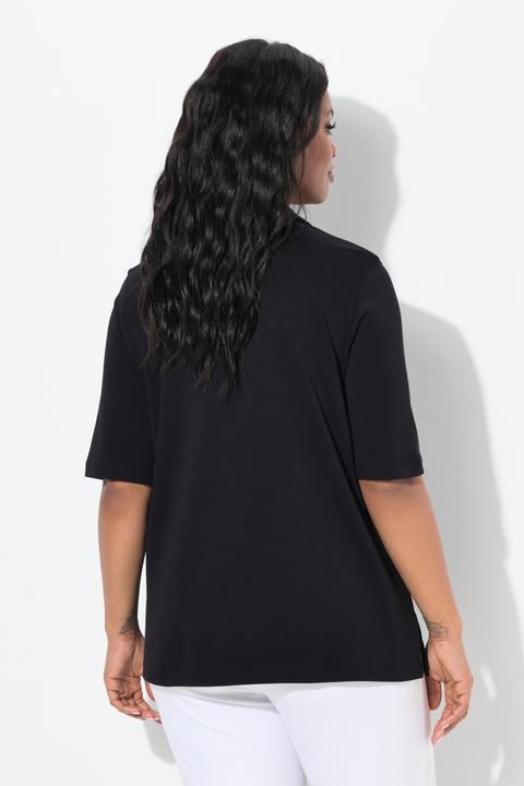 Produktbild Ulla Popken Poloshirt, A-Linie, Halbarm, Pima Baumwolle (42, 44)