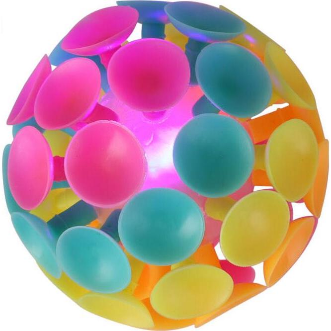 Saugnapfball mit Licht