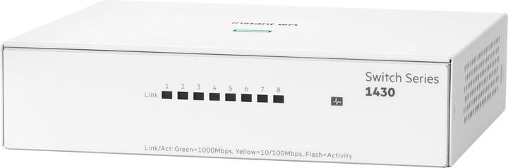 Image du produit HPE Aruba Instant On 1430 8G, Unmanaged, L2, Gigabit Ethernet (10/100/1000) (8 Ports)