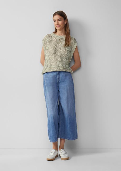 Produktbild S.Oliver Strickpullover Relaxed-Fit-Pullunder aus Ajourstrick (42)