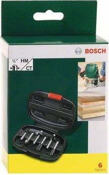 Produktbild Bosch Professional Zubehör HM-Fräser-Set mit 1/4-Zoll Schaft, 6-teilig