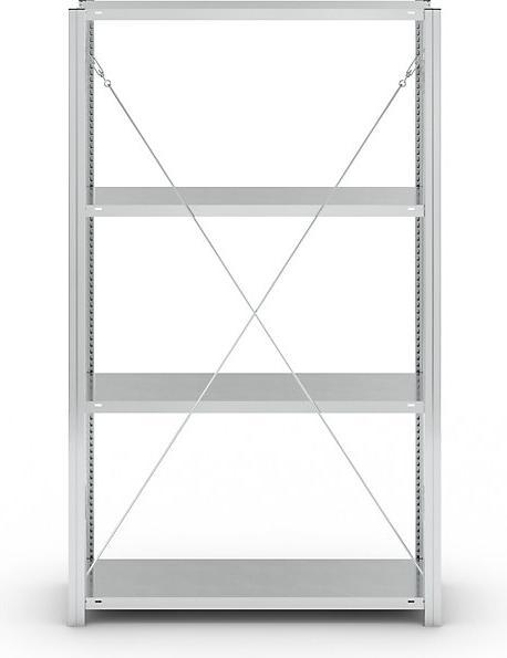 Actual product image eurokraft pro Shelf plug-in rack, galvanized