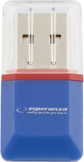 Produktbild Esperanza EA134B / microSD-Kartenleser / USB 2.0 (USB 2.0)