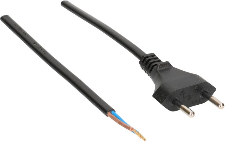 Actual product image Max Hauri TDF mains cable H05VVH2-F2X1.0 type 11 (5 m)