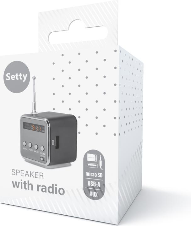 Actual product image Setty speaker MF-100 black
