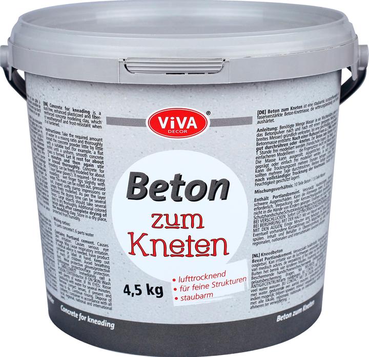 Immagine prodotto Viva Decor Calcestruzzo da impastare, secchio da 1,5 kg