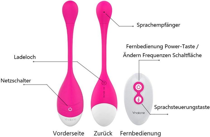 Produktbild Nalone Sweetie sprachaktiviertes Vibro-Ei