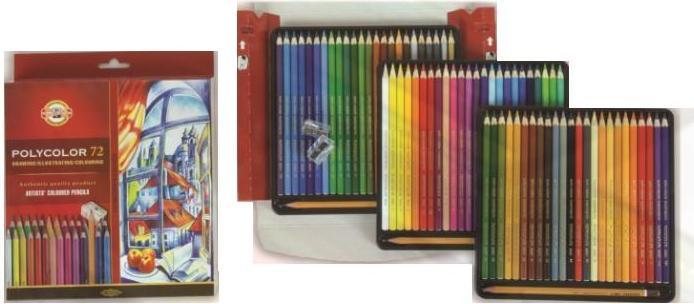 Produktbild Koh-i-Noor Polycolor-Stifte in 72 Farben (249384) (Mehrfarbig, 72 x)