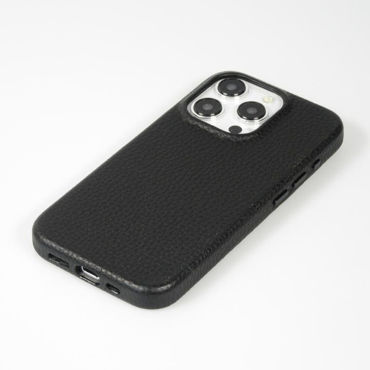 Image du produit PhoneLook Coque Cuir de veau luxe grainé intégral avec boutons métalliques et MagSafe (Apple iPhone 14 Pro)