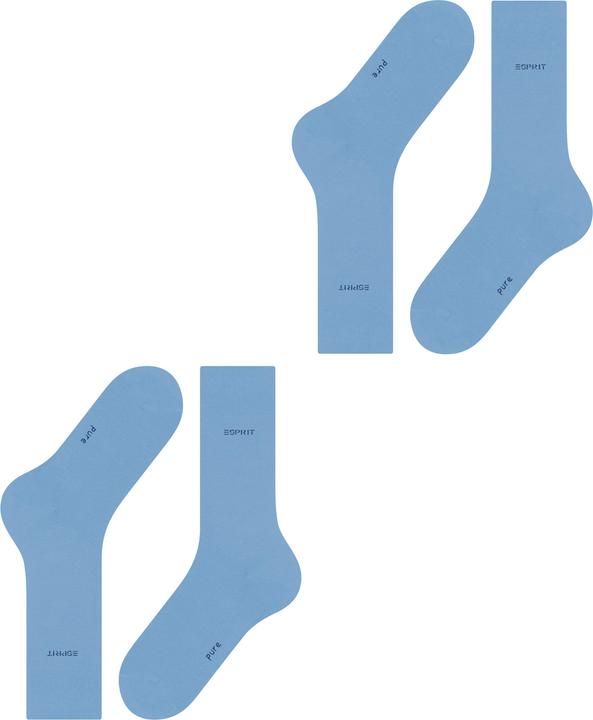 Immagine prodotto Esprit Basic Uni 2-Pack Baumwollsocken (Confezione da 2, 43 - 46)