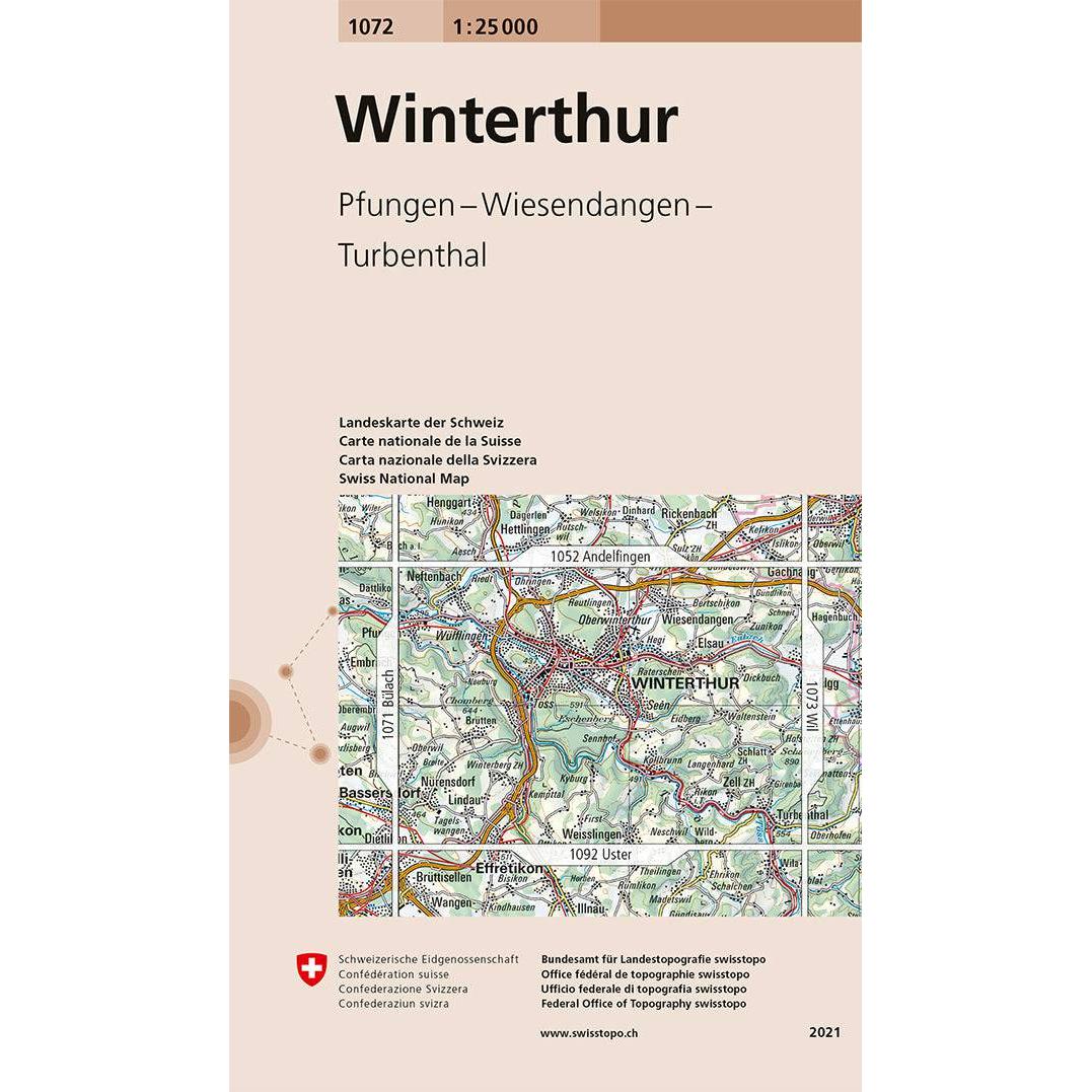Winterthur 25000, Landkarte