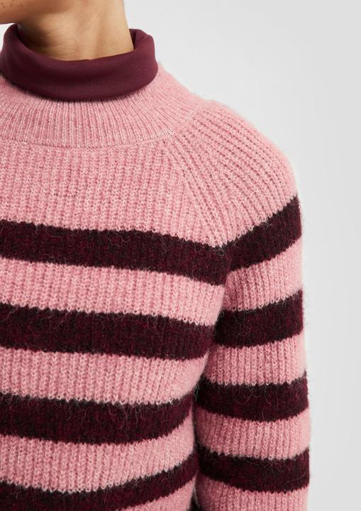 Produktbild s.Oliver Strickpullover Melierter Pullover (XXL)